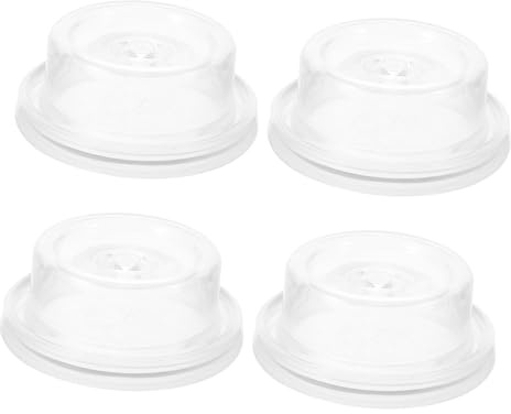 FRCOLOR 4pièces Bols Silicone Transparents Accessoires Silicone Outils Allaitement Pour Aspirateur Fournitures Allaitement Outil Pratique Pour Mamans