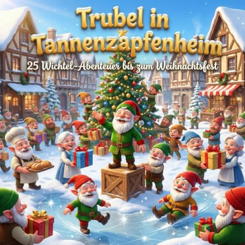 Trubel in Tannenzapfenheim – Wichtel Adventskalender Buch für Kinder: 25 magische Wichtelgeschichten zum Vorlesen & Mitfiebern – der ideale Begleiter durch eine fröhliche Adventszeit