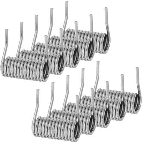 jojofuny Ferme Porte Ressort Ressort De Torsion À Charnière À Fermeture Automatique Fil De 1.60 mm Diamètre Extérieur 10 mm Longueur 21 mm Lot De 10 Pour Portes Armoires Et Portails