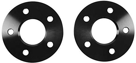 Separadores de rueda de 10 mm, color negro, 5 x 100/5 x 112, NLB, 57,1 mm, 5 mm por lado.