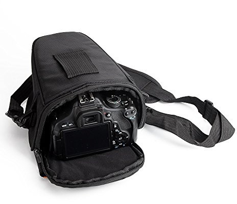 K-S-Trade Qualitativ & Innovativ Kameratasche Fototasche Schultertasche Umhängetasche Für Canon EOS 850D Colt Für Systemkameras Schutzhülle Bag