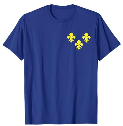 Drapeau de l'île de France - Fleur de lys française T-Shirt