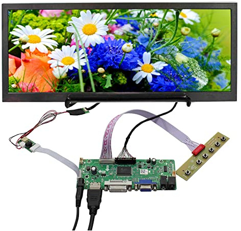 FanyiTek 10,3 HSD103KPW2-A10 1920x720 IPS LCD Wide Screen e HD-MI VGA DVI Audio LVDs Controller Board M.NT68676