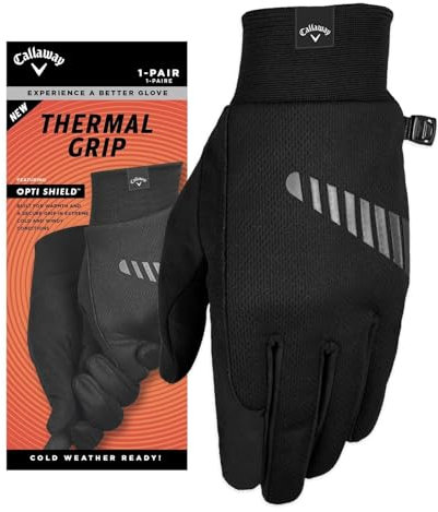 Callaway Golf Thermal Grip Cold Weather Golfhandschuhe, 2er-Pack, 2023