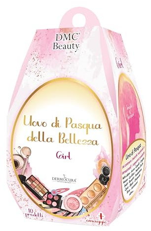 Dermocura Uovo Di Pasqua Della Bellezza Ragazza 11 Sorprese Cosmetiche Premium, Marchi Top Inclusi Garnier, Douglas, Rimmel Trucchi Make Up Pasqualone Cosmetica Beauty Cosmetici (Ragazza)