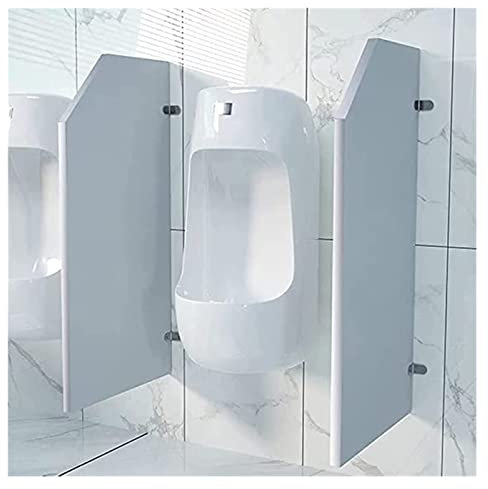 XNZJHPP 1 STK. Trennwand für öffentliche Toiletten, Urinal-Sichtschutz, Urinal-Trennwand für Herrentoiletten, Toiletten-Trennwand, wandmontierte Trennwand