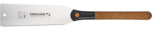 Kirschen Sega a taglio fine Ryoba con manico in sughero (lunghezza lama 240 mm, lunghezza x altezza 560 x 90 mm, 17 e 9 denti per pollice, sega per legno, sega a mano) 4420240