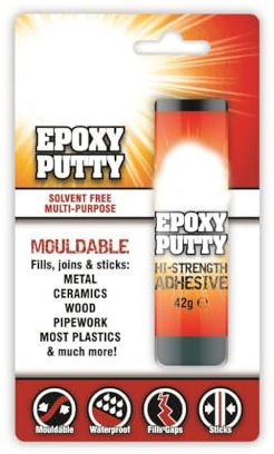 Epoxy Putty – Heavy-Duty Repair Adhesive for Metal, Pipes, Plumbing, Automotive, and Household Repairs Waterproof, Heat-Resistant, Quick-Setting, Moldable for Cracks, Leaks, and Surface Restorat