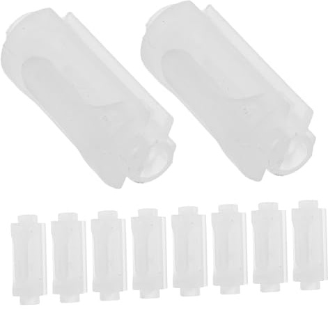 EXQUIMEUBLE 15pcs Indoor Cord Winder Window Cord Wrap Cleats Plastic Rope Cleat Portable Versatile Adjustment Minimalist Style for Home Window Blinds Accessories