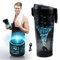 HouseUp 3 in 1 Electric Protein Shaker Bottle【15s Clump-Free Shakes】【USB Rechargeable】【Leakproof & Silent 】 for Gym/Travel, 700ml Smart Blender (Black)