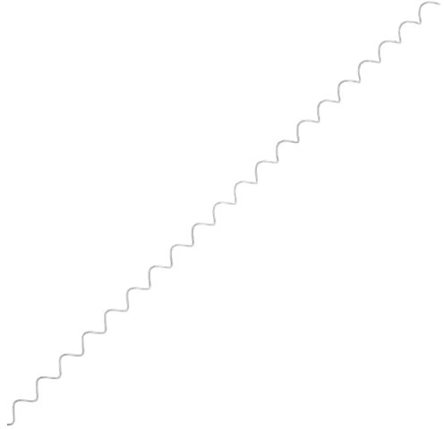 Spirali per gabbioni, 24 pezzi, in acciaio zincato, 100 cm, robusta barriera per giardino, terrazza e cantieri, durevoli e resistenti alle intemperie