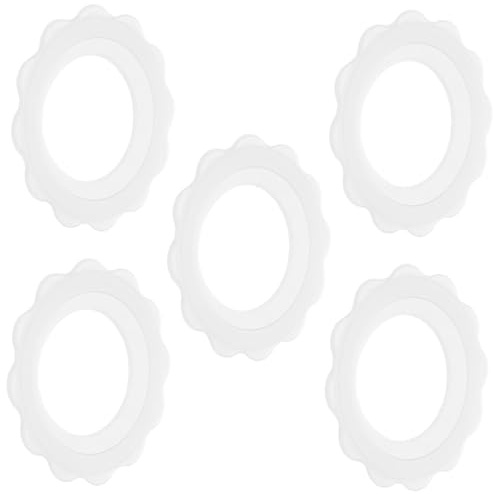 OFFIGAM 5 Coppette Protettive Silicone Antiscivolo per Allattamento Comfortevoli e Traspiranti Resistenti Al per Mamme