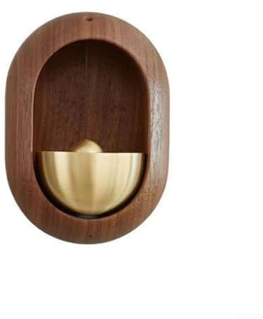 Traditionelle Türklingel aus Holz, chinesischer Stil, Saugnapf, Holztür und Glocke, Dekoration für verschiedene Arten von Türen