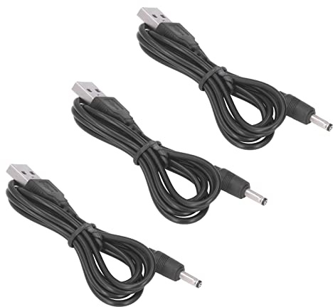 Hamwesh Cavo di Ricarica, Jack di USB per Carichi Pesanti, Cavo di Alimentazione per Router Telefonico, 3 Pezzi per Hemprylar