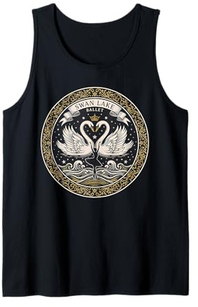 Cool White Swan Lake Ballet Ballerina Dancer Gift Men Women Tank Top