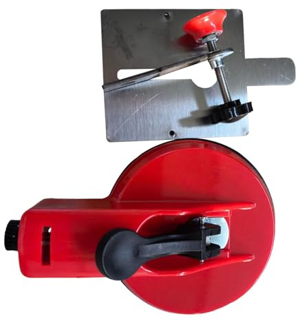 Jugutyeg Livellatore Piastrelle Ventosa per Allineamento Piastrelle Marmo Granito Pietra Tensionatore Giunto Regolabile Strumento Fissaggio Superfici Pareti, Rosso con Asse Da Stiro