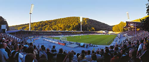 Aue Stadion Panorama - Poster 240 x 100 cm - hochwertiger FineArtPrint