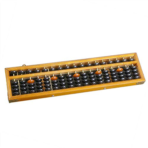 Fyore Chinesischer Vintage-Lernwerkzeug mit 17 Ziffern, Abacus, Soroban, Mathematik, für Kinder
