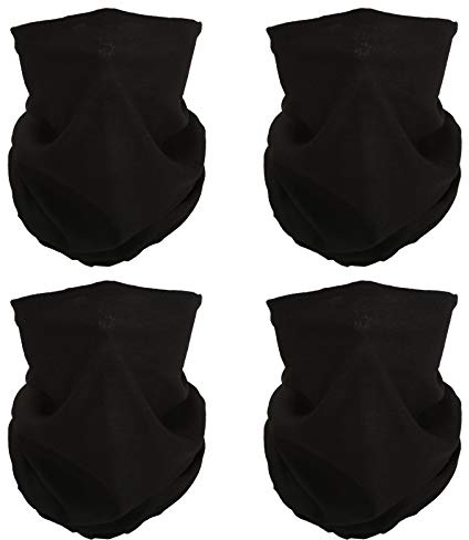 SMEHCF 4 bandeau multifonctionnel Bandana cagoule demi-couverture masque écharpe de cou pour moto vélo randonnée pêche
