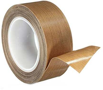 High Temp Tape, Teflon High Temperature Adhesive Tape, HATOOLHA® PTFE Fiberglass Sealing Tape (42mm x 10m)