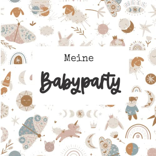 Boho Gästebuch zur Babyparty - Erinnerungsalbum im angesagten Boho Look - ideal für Babyshower und Gender Reveal Party