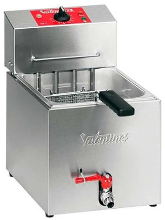 MBH - Friggitrice elettrica industriale - modello Valentine 5 litri - con 1 cestello