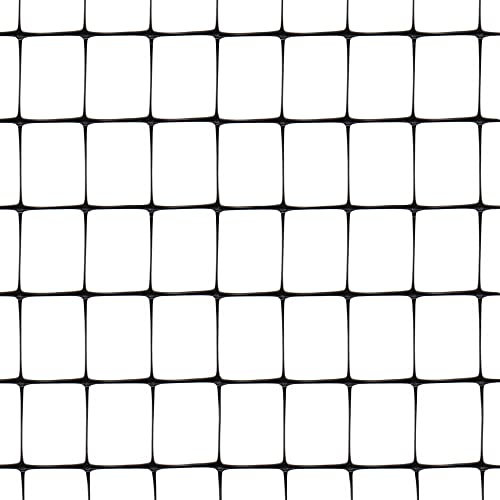 Tenax Aviary 2,00x10 m Nero, Recinzione in plastica, Rete da Recinzione, Recinti per Animali Domestici e da Cortile, Recinzioni Agricole, Rete Anti-Talpa