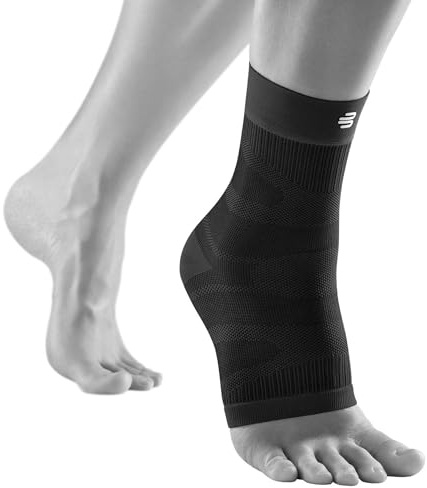 BAUERFEIND Sleeve für dein Sprunggelenk „Sports Compression Ankle Support“, 1 Unisex Sprunggelenkbandage mit Kompression, Knöchelschutz für Laufen, Fitness und Ballsportarten, Rechts & Links tragbar | Gezielte Kompression, stabiler Halt, bessere Koordination, nahtloser Komfort