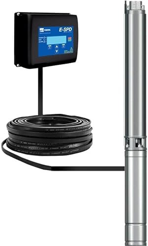 ELETTROPOMPA POMPA SOMMERSA DAB S4D-14 S4 4-14 HP1.5 90LT/MIN V230 V400 9.6BAR (V230+CAVO 35MT+INVERTER)
