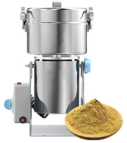 Electric Grain Grinder Stainless Steel - Superfine Grinding, Large Capacity, Home/Commercial, High Speed Cereal Coffee Mill Herb Spice Grinder