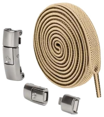 BAYORE Keine Bindung Elastische Schnürsenkel Flache Stretch Schnürsenkel Mit Metallschnallen Elastische Schnürsenkel Ersatz Für Kinder Und Erwachsene Sneaker Zeitsparende Schnürsenkel