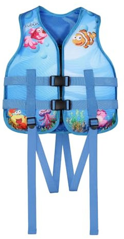 Queue de Sirene Enfant Fille Robe Maillot Gilet de flottaison pour garçons et, Gilet de flottaison pour Jeux Aquatiques en Plein air Aquagym