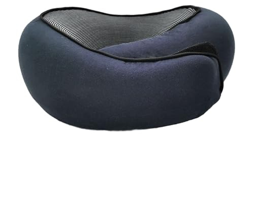 MEIION montalpin Mont Alpin Oreiller de Voyage Ergo+ Épouse la Nuque, libère Les tensions Coussin de Voyage en Mousse à mémoire, Soutien Cervical à 360° idéal pour Avion, Voiture et Train