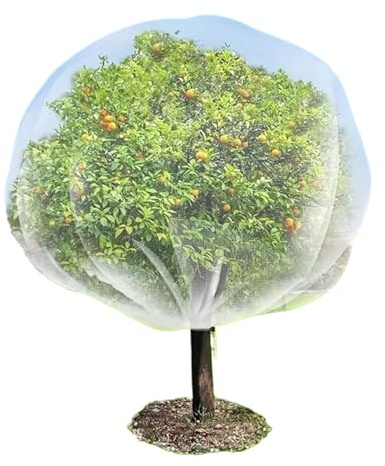 Birtern Filet Anti-Oiseaux pour Arbres fruitiers – Maille de Protection Respirante pour | Filet léger Anti-moucherons pour extérieur, terrasse, Jardin, Jardin, Ferme