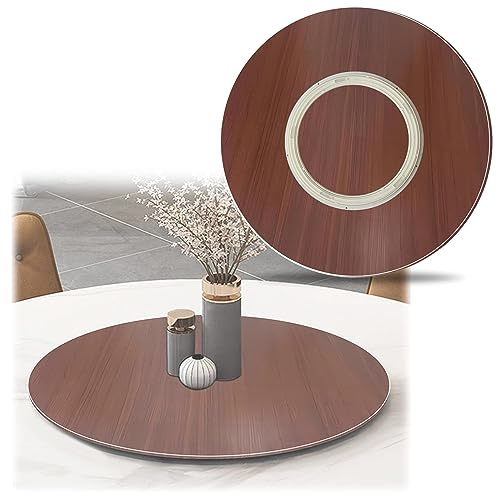 Plato redondo de madera giratorio de 360° para mesa de comedor de 50 a 100 cm, ideal para compartir alimentos, vajilla elegante y funcional, perfecta para reuniones familiares
