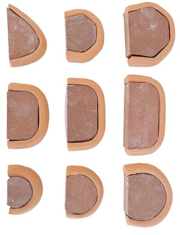 Herramienta para hacer mangos de cerámica - Moldes de madera | Herramientas para hacer tazas de 9 piezas, molde duradero con mango de arcilla, herramienta fácil de esculpir, herramientaa de modelado d