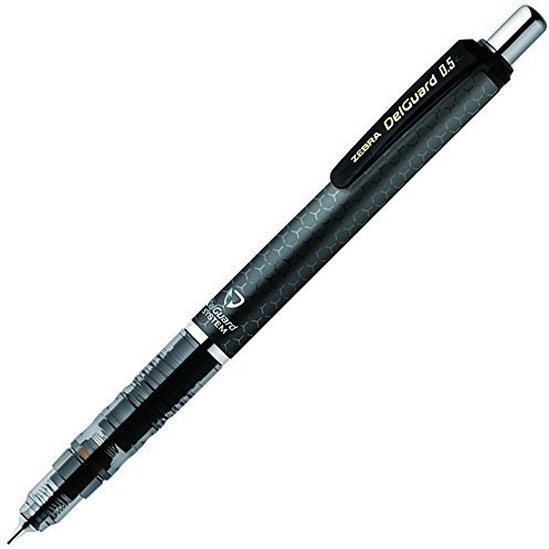 Zebra DelGuard Druckbleistift, 0,5 mm, Wabengrauer Körper (P-MA85-HGR)
