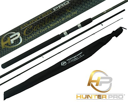 Hunter Pro 11ft Carbon Carp Float Match Fishing Rod. Hunter Pro Inc. Cloth Bag