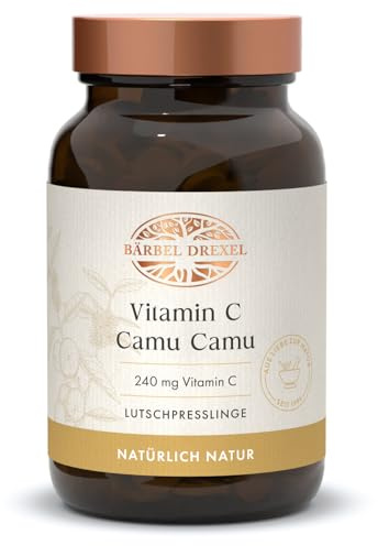BÄRBEL DREXEL® Vitamin C Bluster C bioaktiv Presslinge (210 Stk), Wirkstoffkombination Camu Camu + Acerola + Petersilie, Natürliches Vitamin C, 100% Herstellung Deutschland, Abwehrkräfte unterstützen