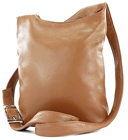 modamoda de T221 Damen Leder Umhängetasche, handmade in Italy