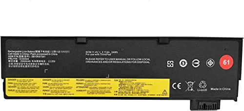 AKKEE 01AV424 01AV423 SB10K97580 Laptop Akku für Lenovo ThinkPad T470 T570 T480 T580 P51S P52S TP25 A475 A485 Series 61 01AV422 01AV452 01AV490 SB10K97579 SB10K97581 11.4V 24Wh