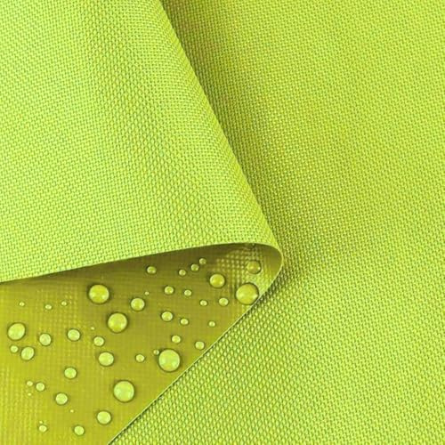 PINaPIN Wasserdichter Polyesterstoff 100% Polyester Stoffe meterware zum nähen Gartenmöbel, Schirme, Vorhänge für Garten KODURA 100x150 cm (Grüner Apfel)