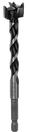 sourcing map Broca Forstner de 20 mm de diámetro, 125 mm de diámetro, de carburo de tungsteno extra larga, para bisagras, madera, perforación, carpintería