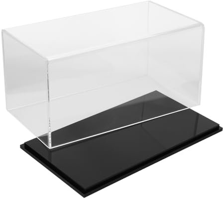 KICHOUSE Sammelbox Für Automodelle Ausstellungsbox Schaukasten Auto Transparente Vitrine Zum Schutz Von Spielzeugautos Und Modellen Aufbewahrungsbox Für Actionfiguren Und Puppenfiguren Durc