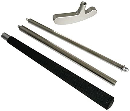 TQUXNGA Tragbarer Rechtshänder-Putter für Linkshänder, 2-Wege-Putter für Damen, Herren, Kinder, Club-Putter F