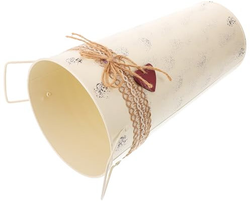 IWOWHERO Großer Vintage Blumentopf Für Garten Und Zuhause Dekorativer Regenschirmständer Robuster Eisenbehälter Nostalgischem Design Ideal Für Innen Und Außenbereich