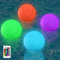 XPJBKC Boule Lumineuse Piscine Flottante, 4 Pièces Étanche Lumière Flottante Piscine avec Télécommande, 16 Rgb Couleurs Boule Lumineuse Led Piscine, Lumière Piscine Flottante pour Piscine Jardin Étang