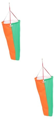 Milisten 2stücke Windsock Garten Dekoration Wasserdichter Windrichtungsflaggen Windsack Für Outdoor Leichte Und Haltbare Materialien Einfache Installation Für Garten Und