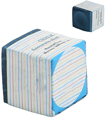 HERCHR Stecca da Biliardo Chalk Cube Confezione da 2 Pezzi Biliardo Cuechalk Stecca da Biliardo Gesso Forte adesione Biliardo Cuechalk Blu per Lo Sport