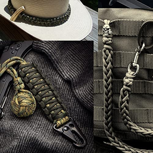 SIXRUN Paracord Nålsats, Rostfritt Stål Paracord Nålsats 12 St 180 Mm med Skarp Avsmalnande Spets för Armbandstillverkning Utomhuscamping Vävreparation (Spik-12 stycken)
